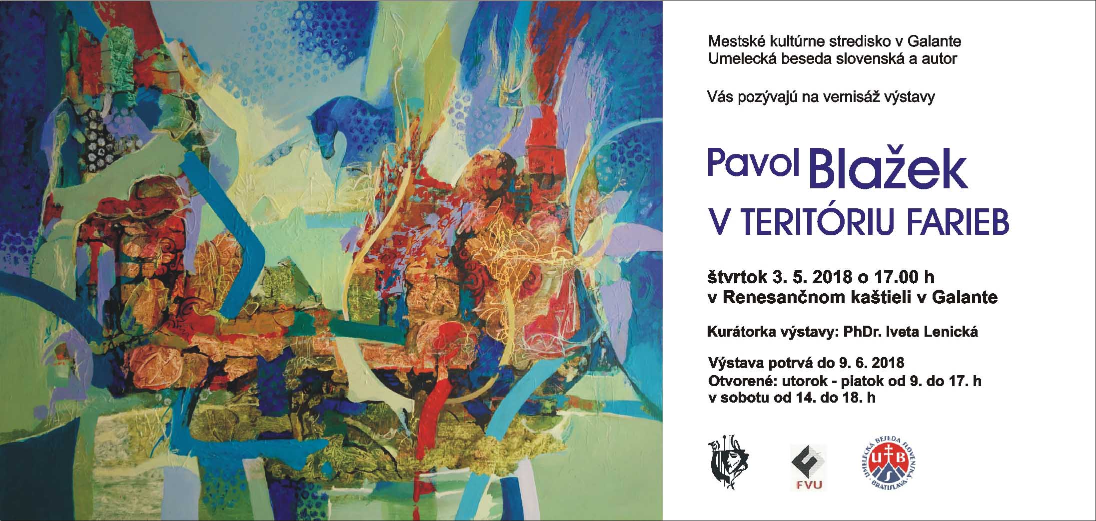 PAVOL BLAŽEK UBS UMELECKÁ BESEDA SLOVENSKÁ