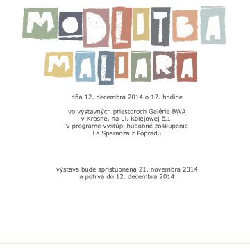 MODLITBA MALIARA